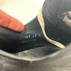 Rick Owens Leather Low Top Ramones Size 43