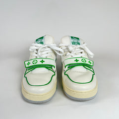 Louis Vuitton Green Mesh Trainer Size 8