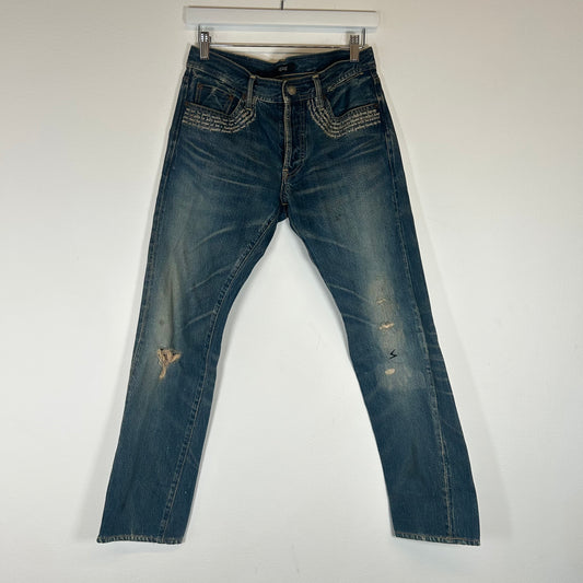 Undercover SS09 Neoboy Patti Smith Poem Jeans Size 2
