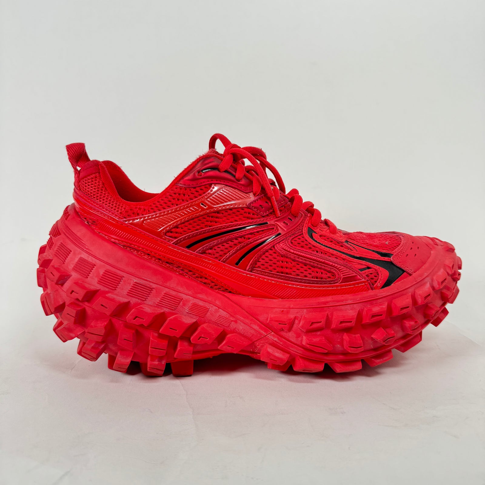 Balenciaga Red Defender Sneakers Size 42