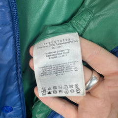 Moncler Suginami Giubbotto Blue Down Coat Size M