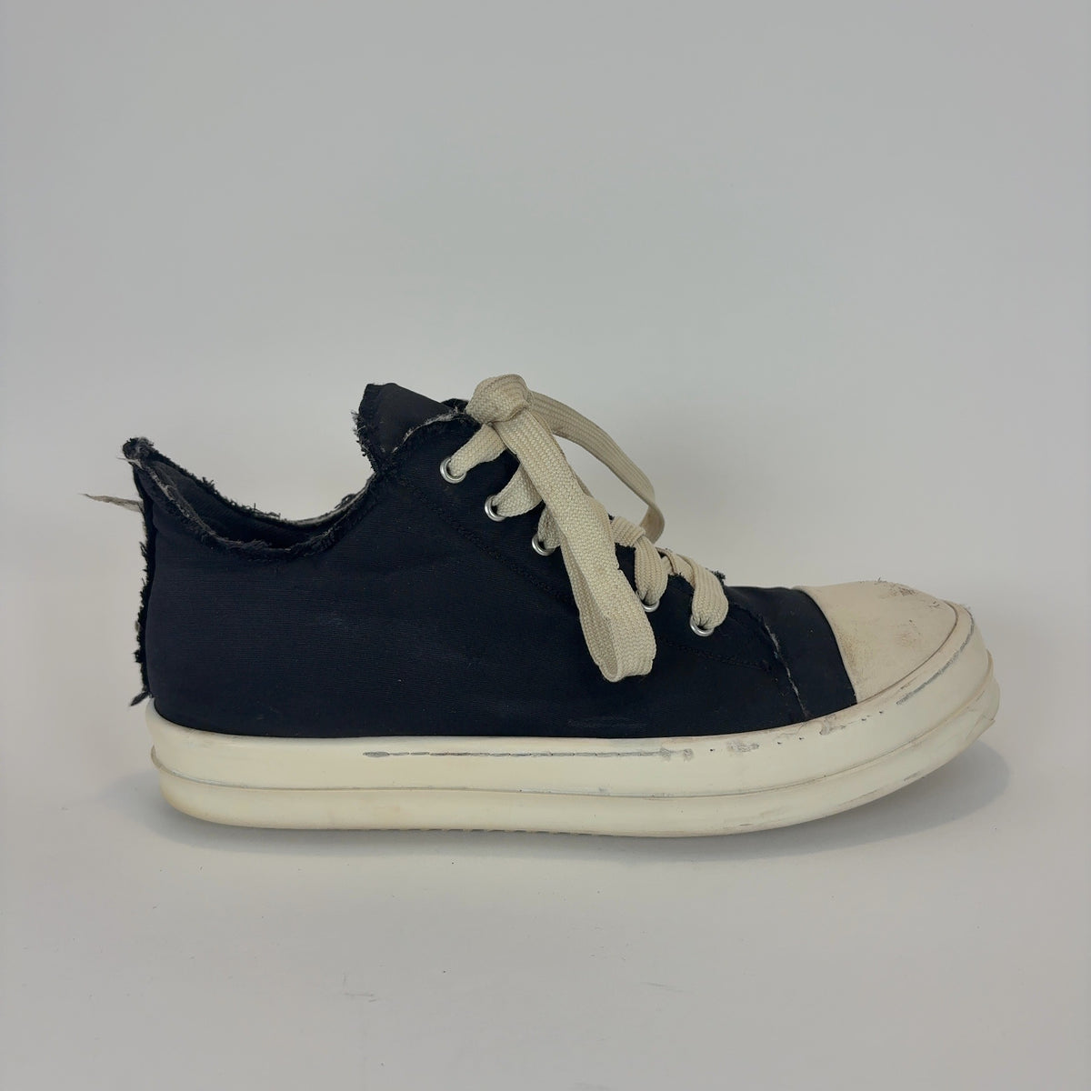 Rick Owens DRKSHDW Nylon Ramone Lowtop Sneakers