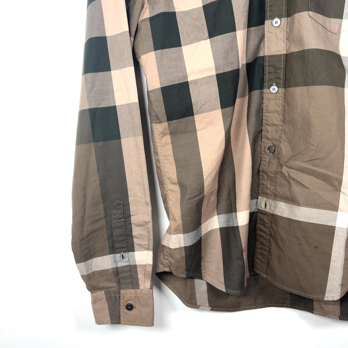 Burberry Big Plaid Button-Up Shirt