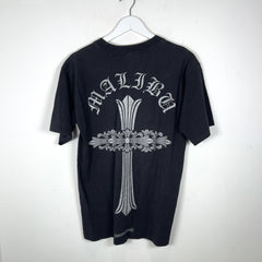 Chrome Hearts Malibu Cross Graphic Vintage T-Shirt