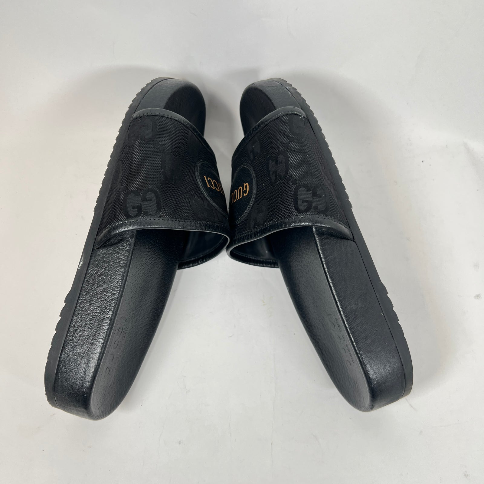 Gucci Black Off The Grid Sandals Size GG 9