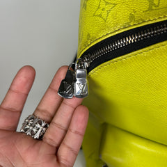 Louis Vuitton Yellow Taigarama Monogram Discovery Backpack