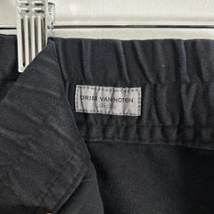Dries Van Noten Black Bondage Cargo Pants Size M