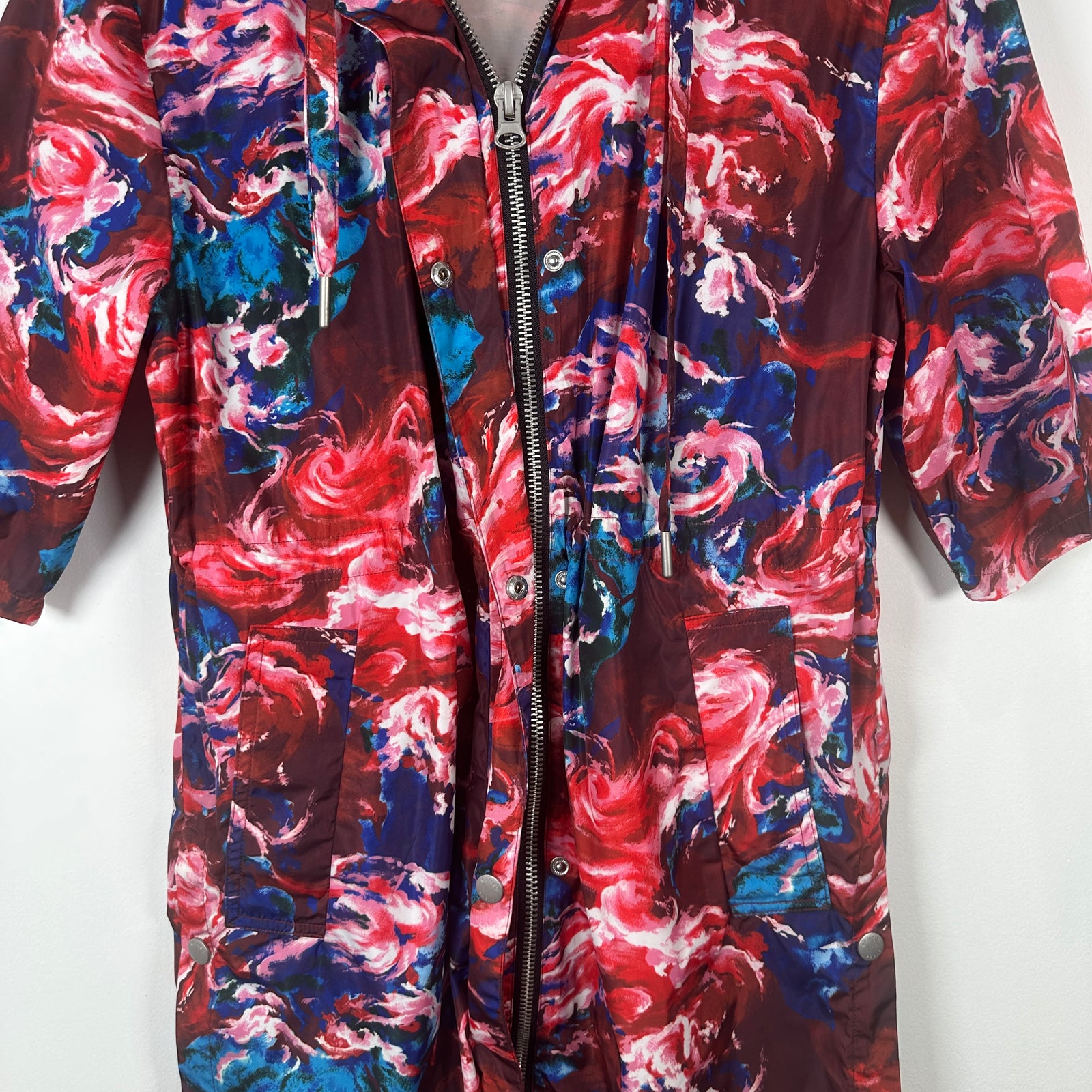 Kenzo World Parka Rain Coat Size XS
