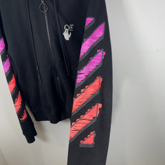 Off-White 'Marker' Arrow Zip-Up Hoodie