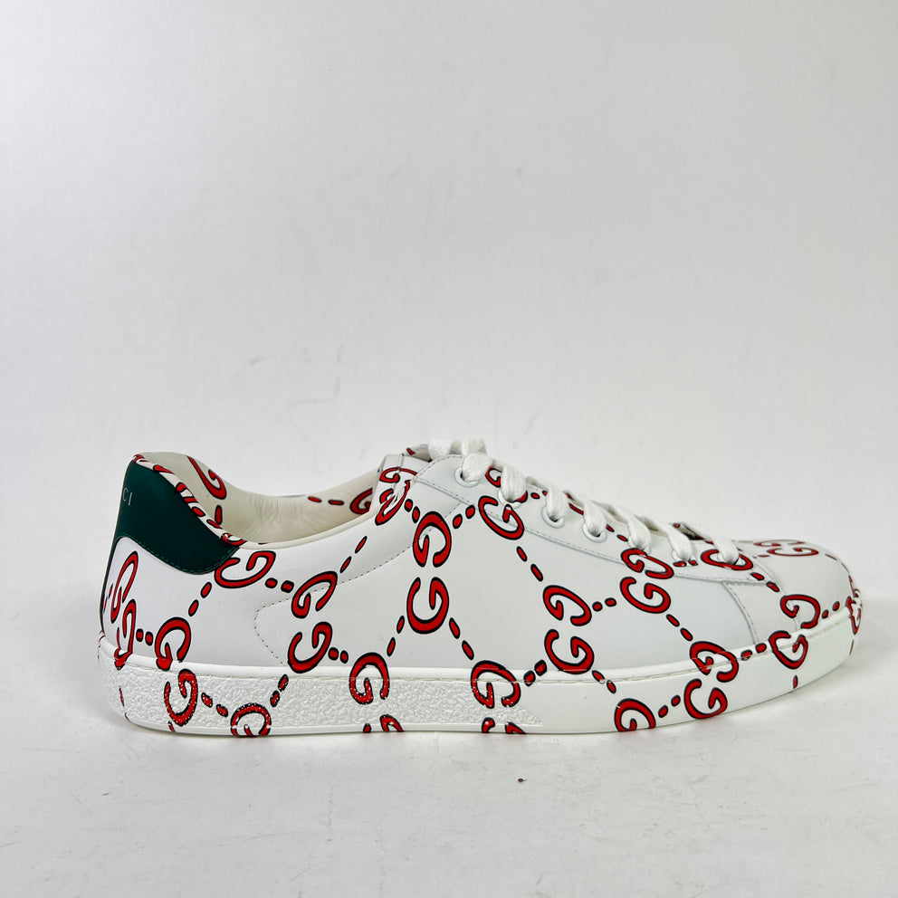Gucci GG Ghost Ace Low-Top Sneakers