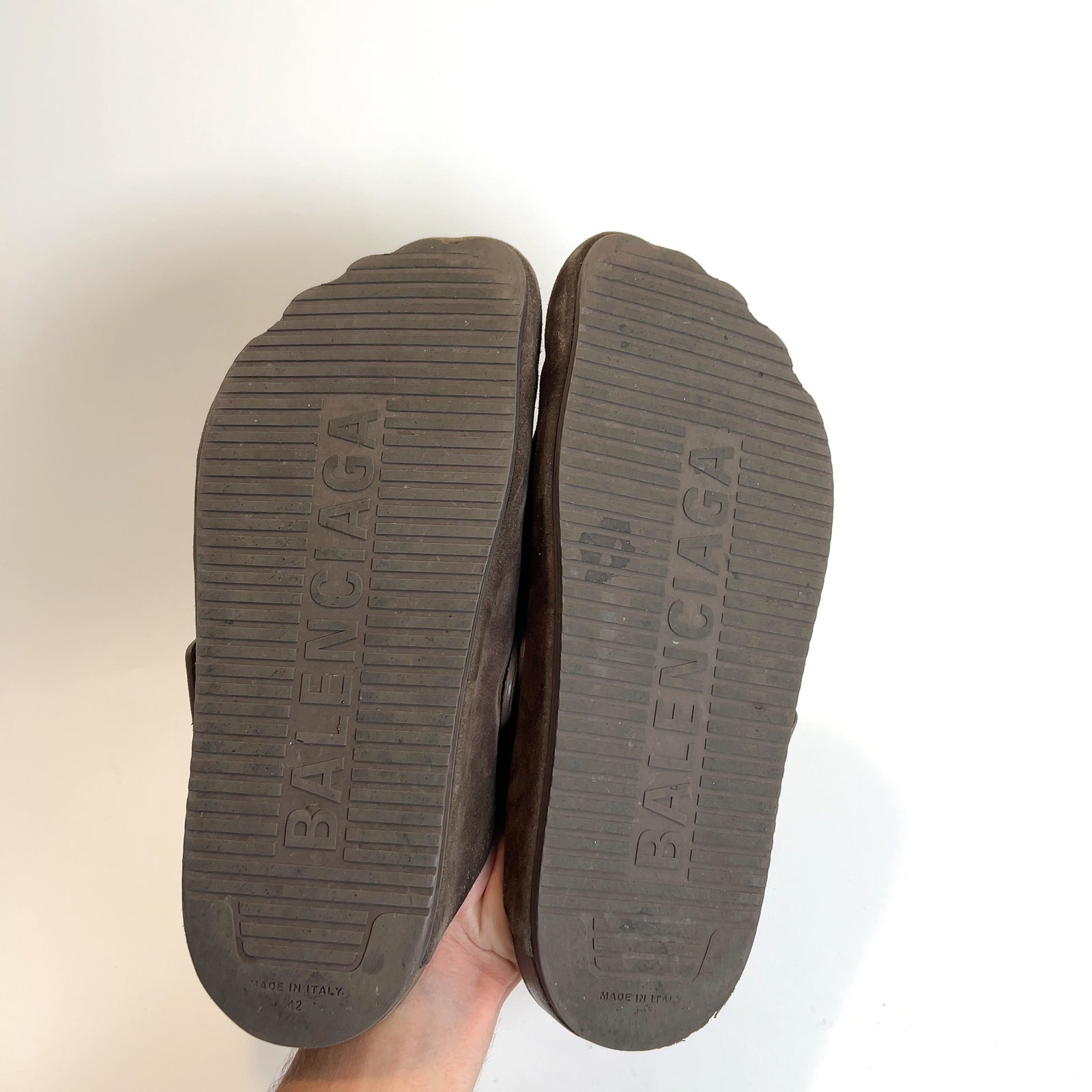Balenciaga Sunday Suede Mules