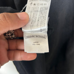 Chrome Hearts Black Boost Logo T-Shirt Size L
