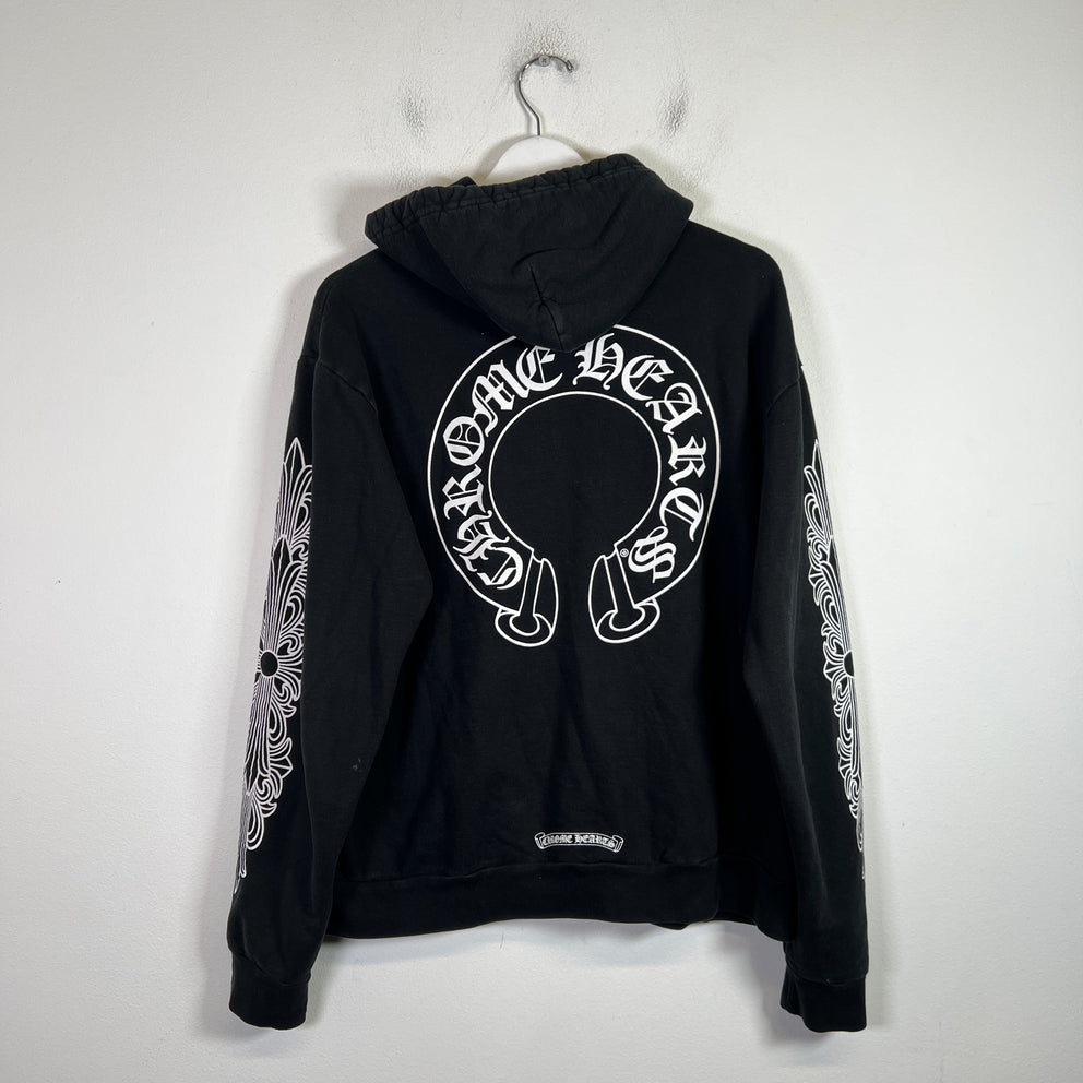 Chrome Hearts Floral Horseshoe Hoodie