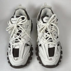 Balenciaga White/Brown Track Sneaker Size 45