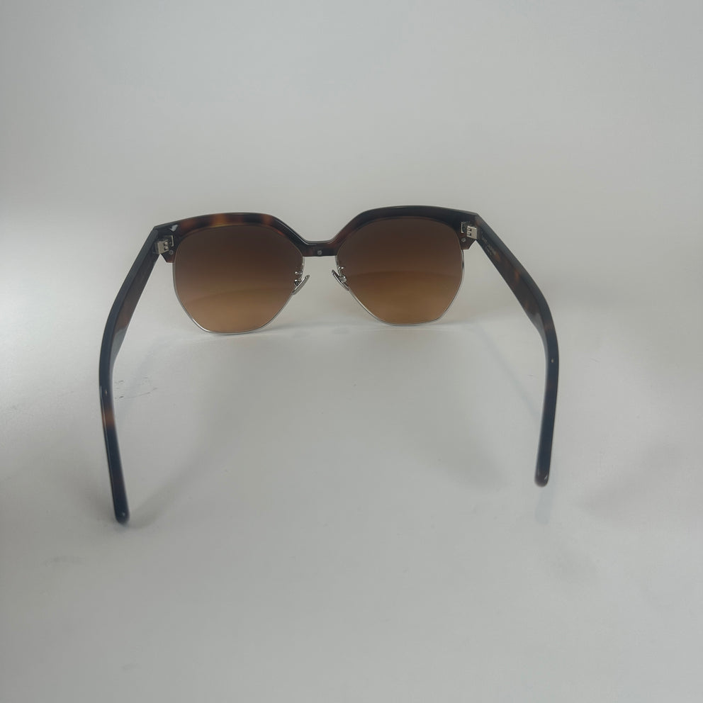 Saint Laurent Havana Tortoiseshell SL 408 001 Sunglasses