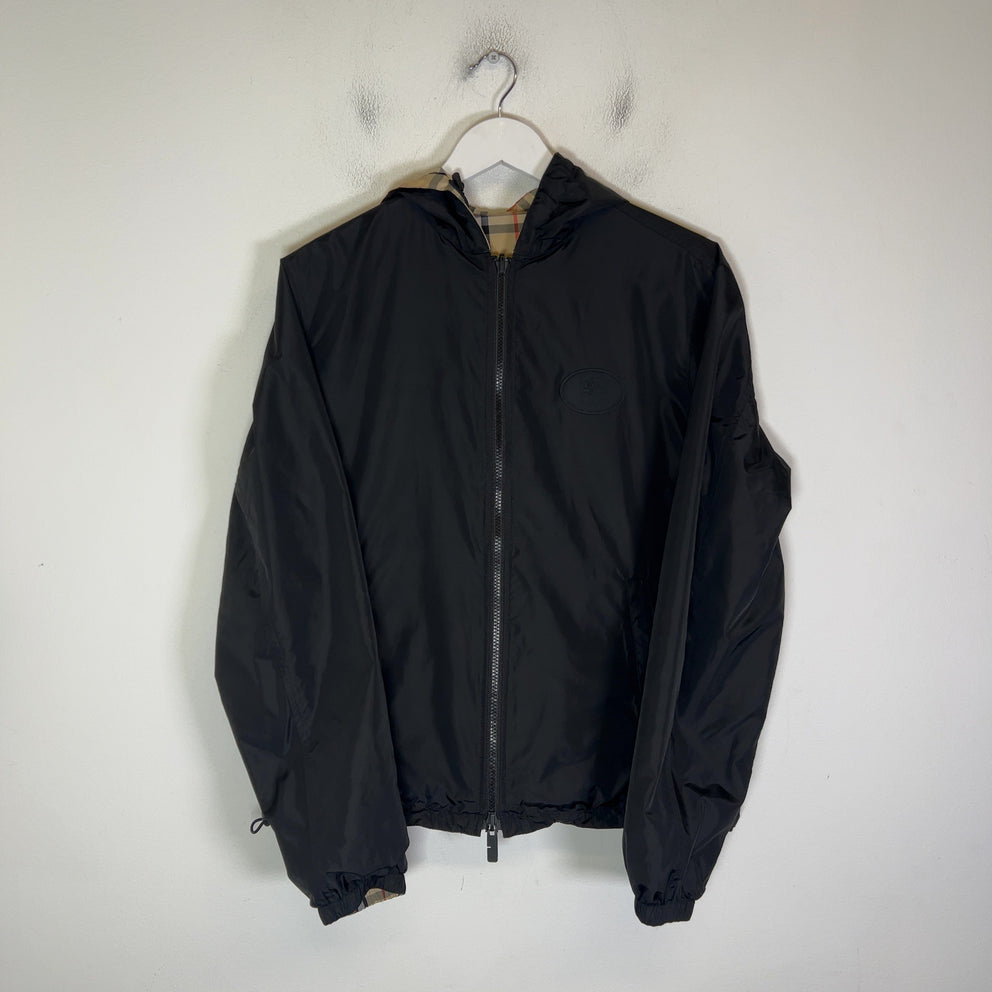 Burberry Newport Reversible Check Hooded Jacket