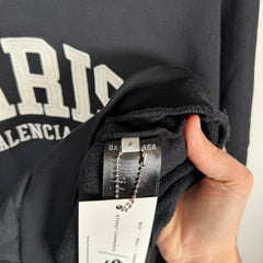 Balenciaga Black Paris Cities Hoodie Size 2