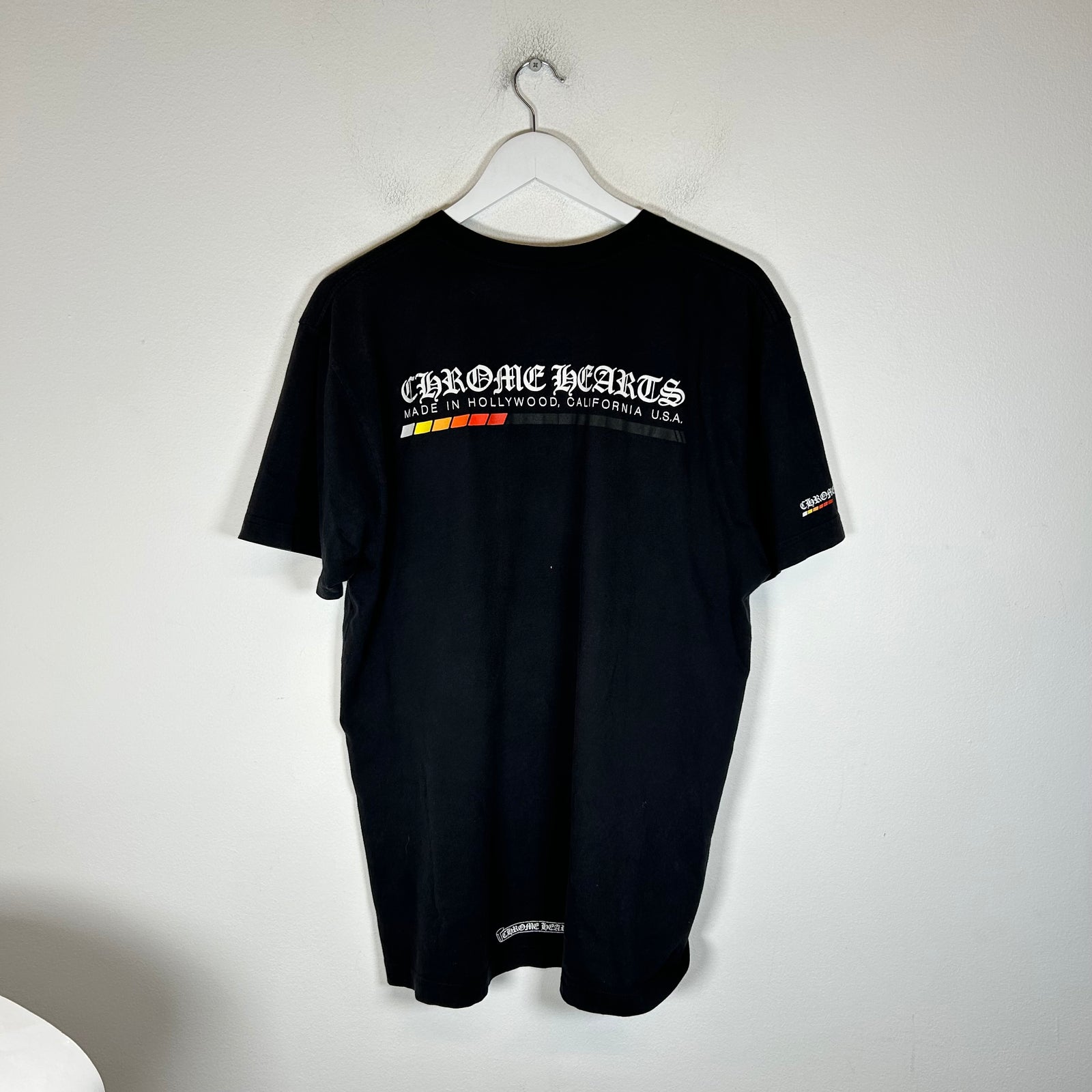 Chrome Hearts Black Boost Logo T-Shirt Size L