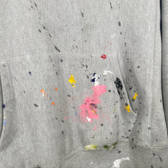 Gallery Dept. Grey Paint Splatter Hoodie Size S