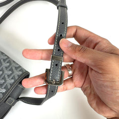 Goyard Grey Belvedere II PM Messenger Bag