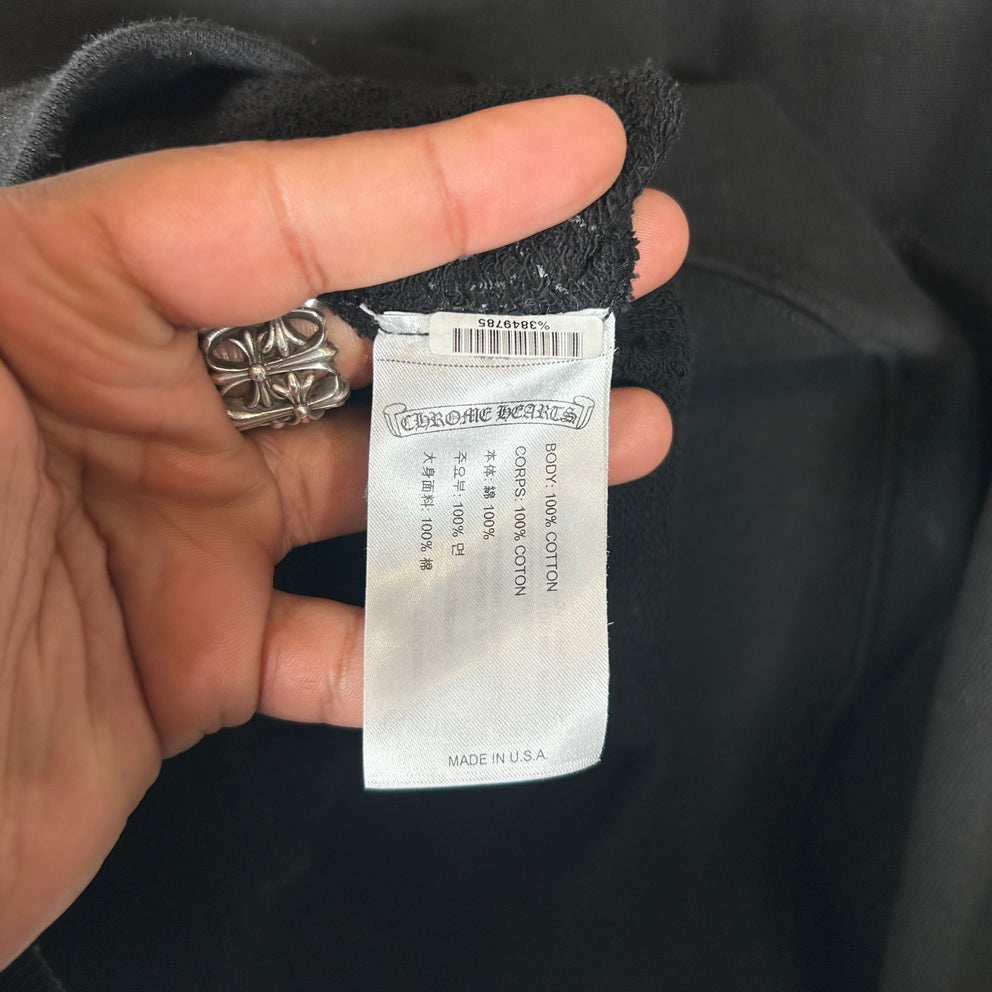 Chrome Hearts Black Matty Boy Stay Fast Crewneck Size XL