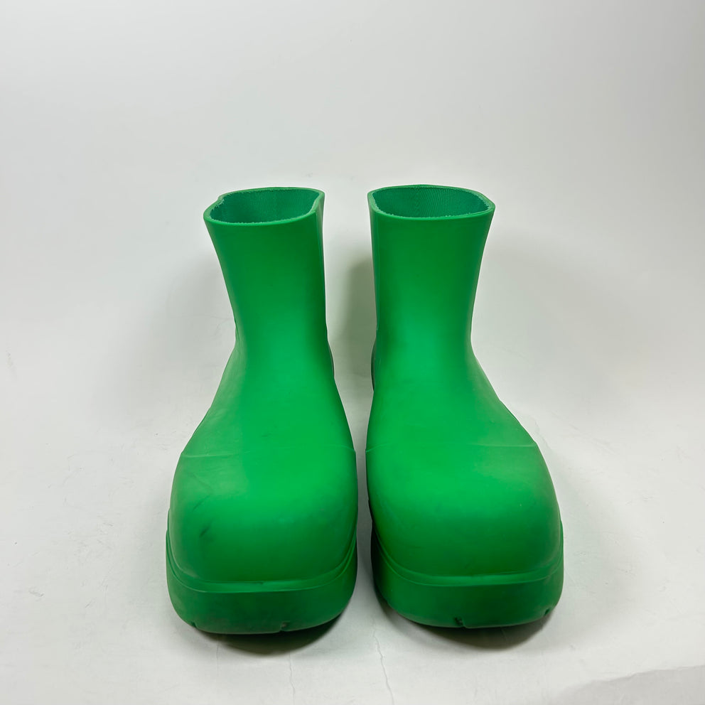 Bottega Veneta Green Puddle Boots Size 44
