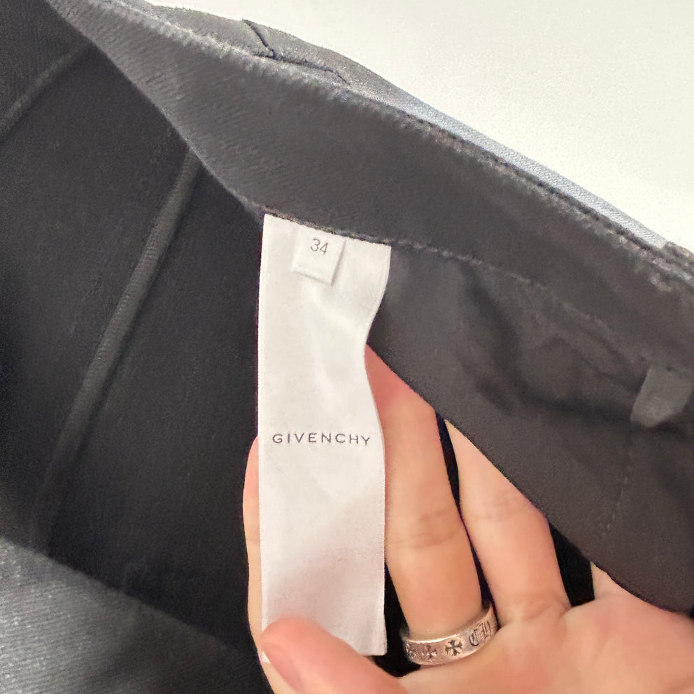 Givenchy Black Chito Grafitti Dog Jeans Size 34