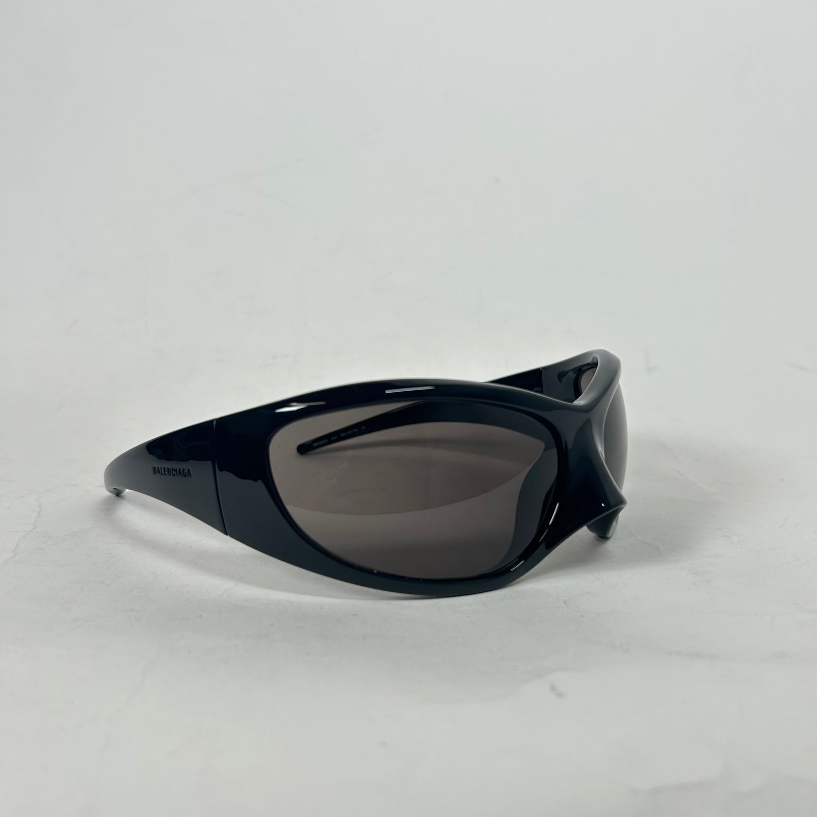 Balenciaga Black Skin Cat Runway Sunglasses