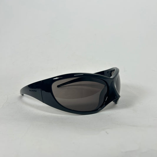 Balenciaga Black Skin Cat Runway Sunglasses