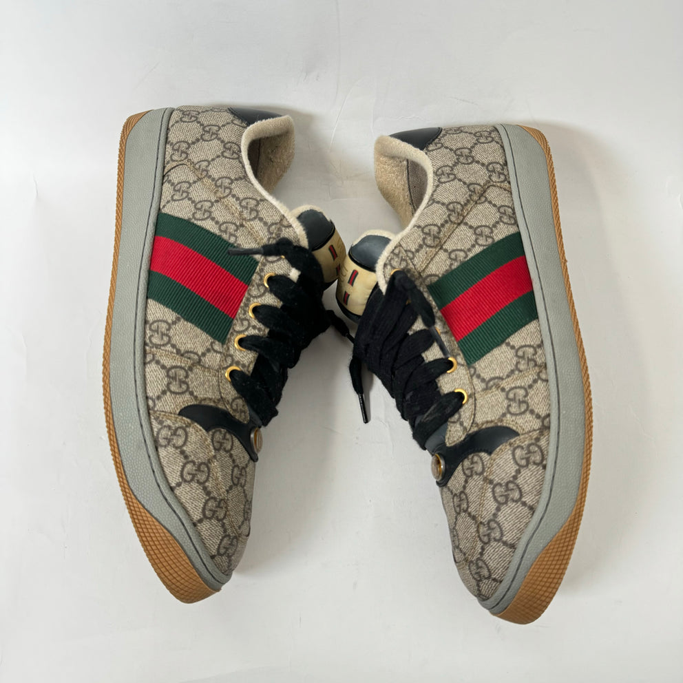 Gucci GG Monogram Screener Sneaker Size 10.5