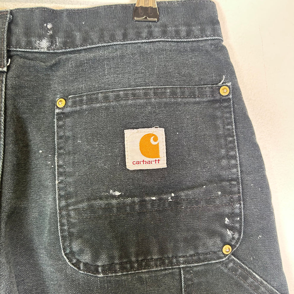 Carhartt Paint Splatter Double Knee Carpenter Shorts