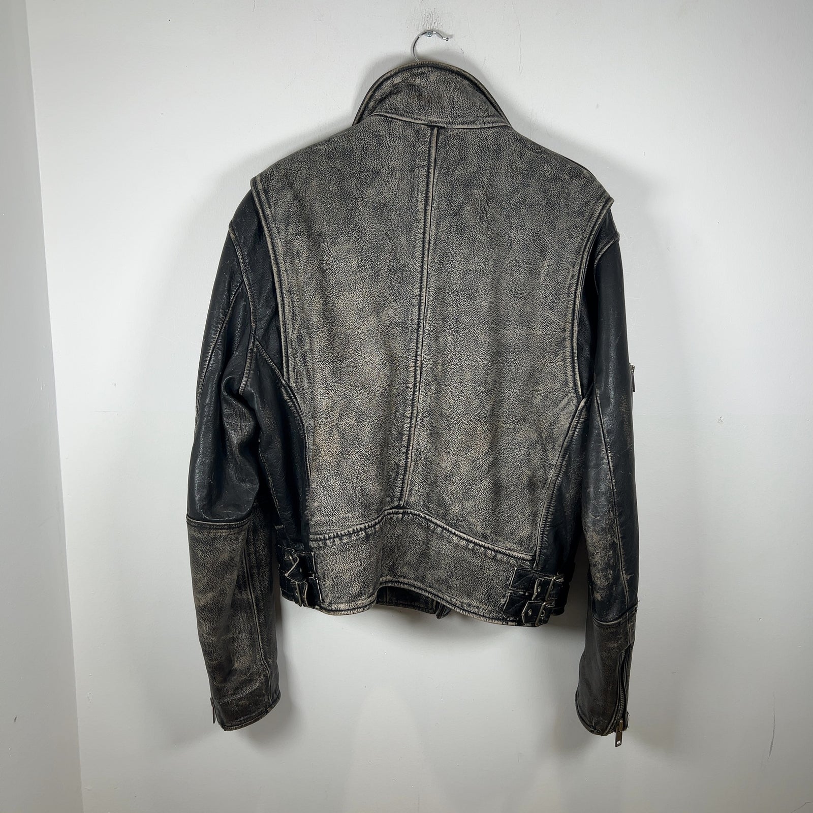 Diesel Blanket Lined Vintage Leather Jacket