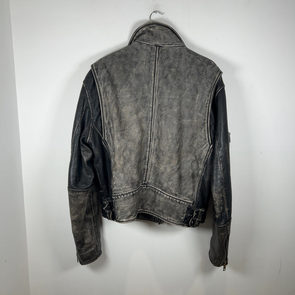 Diesel Blanket Lined Vintage Leather Jacket