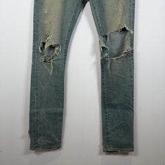 Saint Laurent Thrashed D02 Denim Jeans