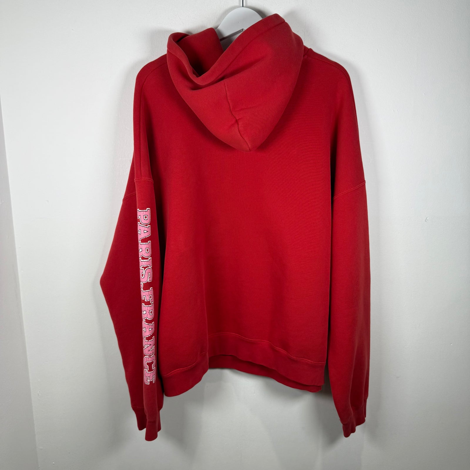Balenciaga Red/Pink Maison Hoodie Size 3
