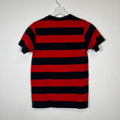 Number Nine Red/Black Striped Tee Sz 1