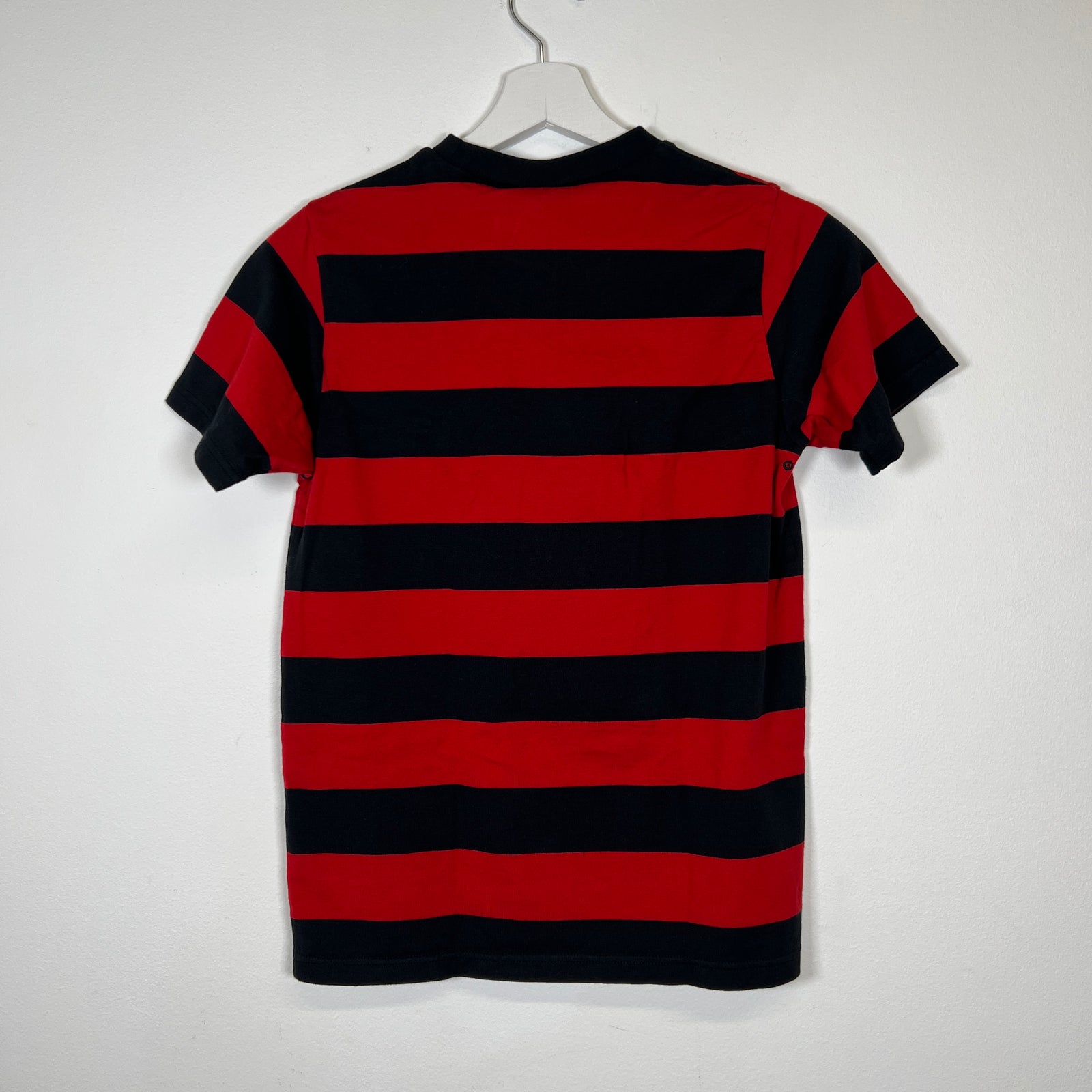 Number Nine Red/Black Striped Tee Sz 1
