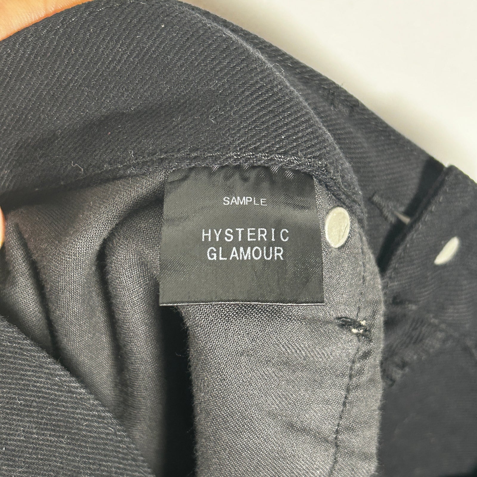 Hysteric Glamour Black Studded Sample Jeans Size 32