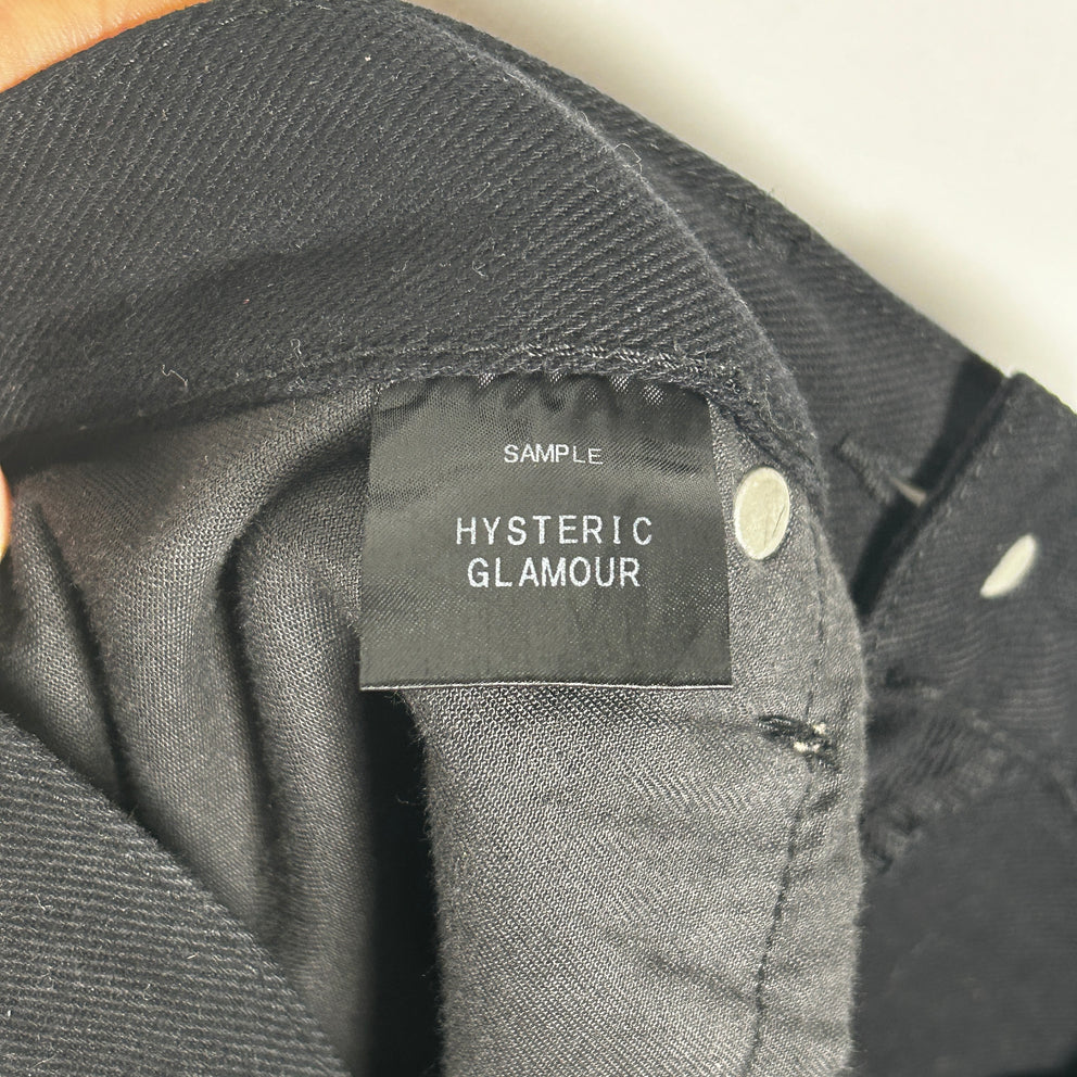 Hysteric Glamour Black Studded Sample Jeans Size 32