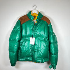 Moncler Ain Green Short Down Jacket Size 5