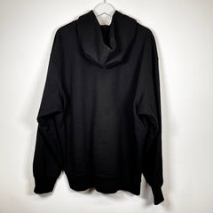 Supreme Black Mirrored Logo Hoodie Size XL