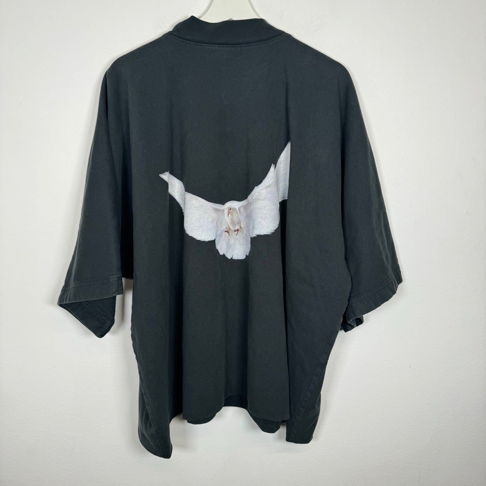 Yeezy Gap Black Padded Dove Tee Size L