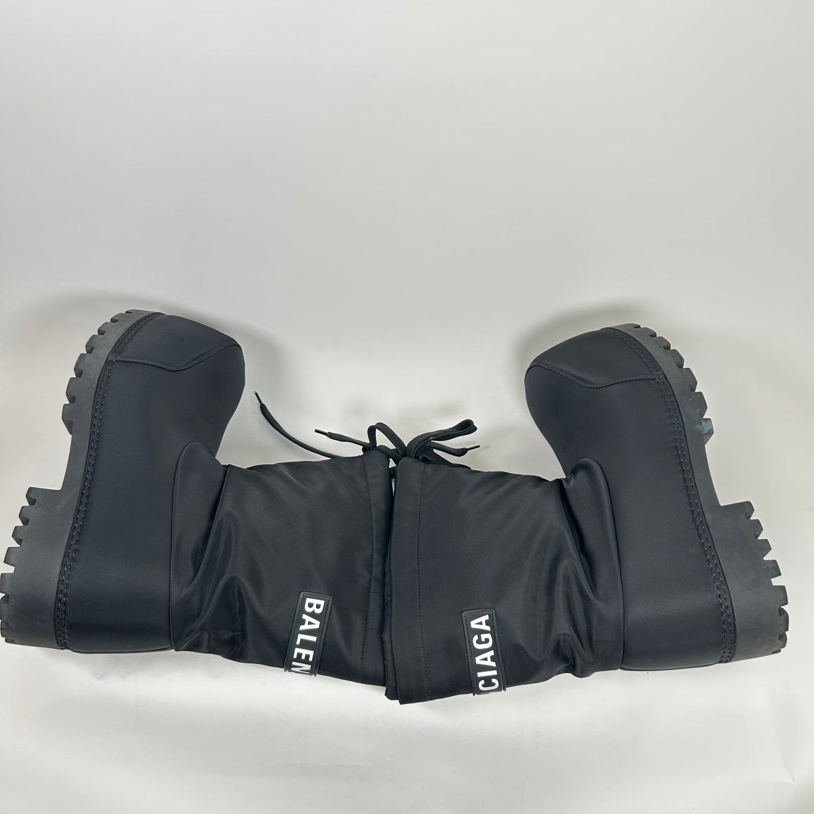 Balenciaga Black Alaska Nylon Boots OSFA