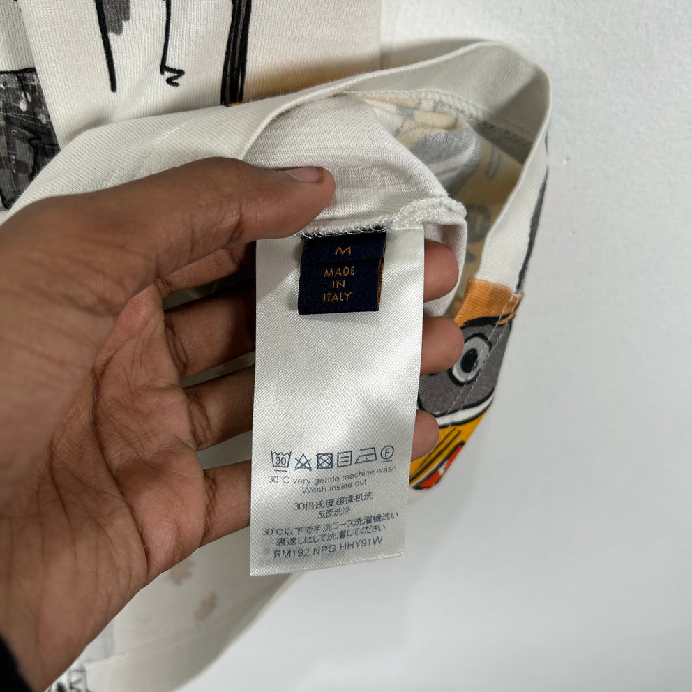 Louis Vuitton FW19 'New Walkers' Graphic T-Shirt Size M