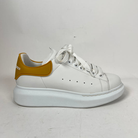 Alexander McQueen White/Yellow Sneaker Size 37