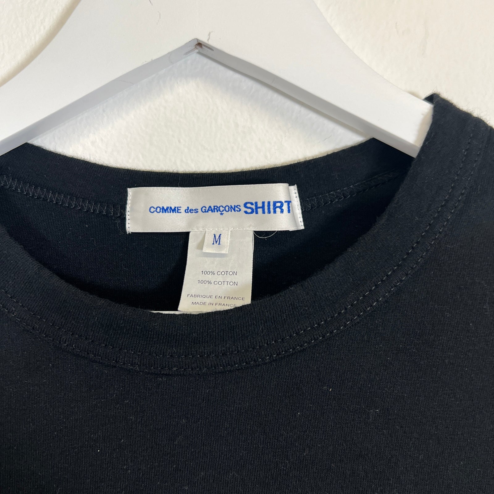 CDG Shirt Bondage Black T-Shirt Size M
