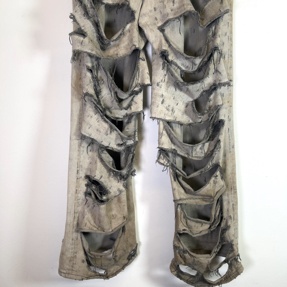 Balenciaga SS23 Super Destroyed Baggy Denim Jeans