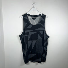 Helmut Lang Geometric Pattern Tank Top