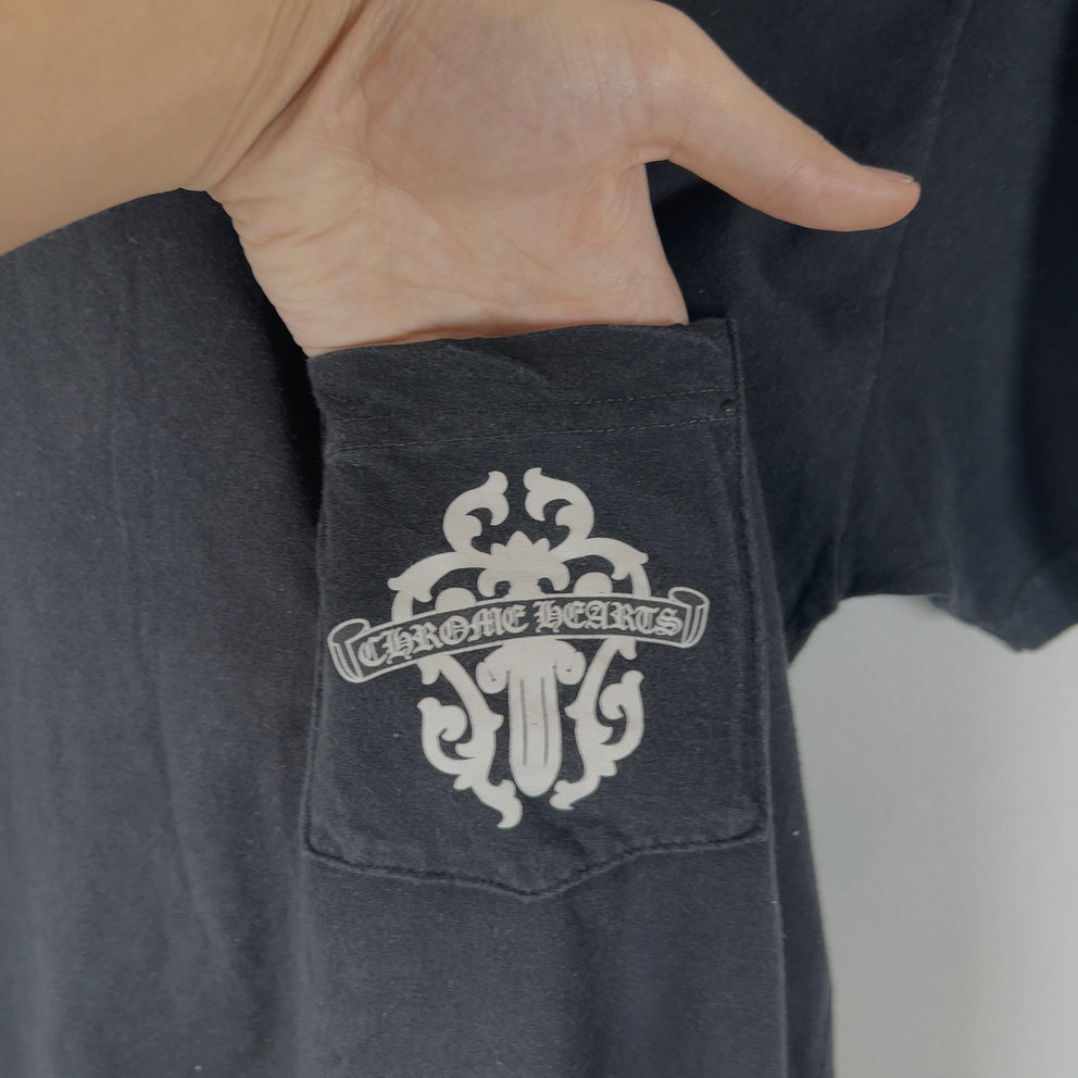 Chrome Hearts Spine Eternal Dagger Back Graphic T-Shirt