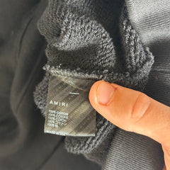 Amiri Black MA Core Logo Hoodie Size L